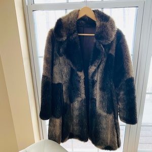 Vintage Russel Taylor Faux Fur Coat